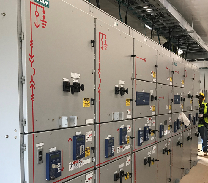 APG Electrical Distribution System control panel