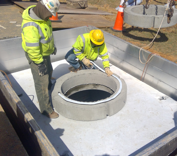 APG Electrical Distribution System manhole install