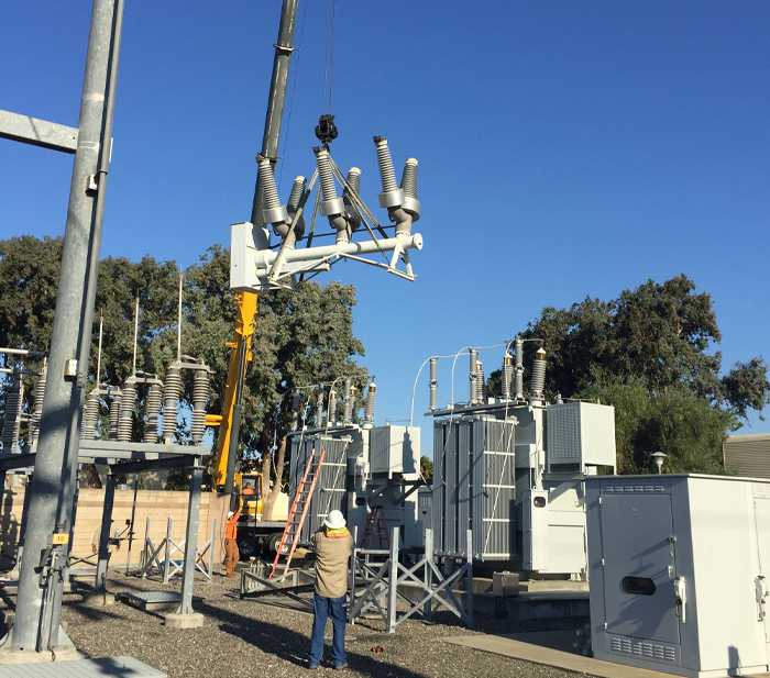 TAFB 121kV Circuit Breaker Replacement install