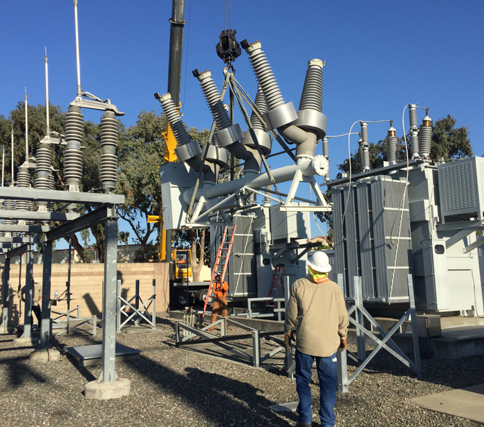 TAFB 121kV Circuit Breaker Replacement installation