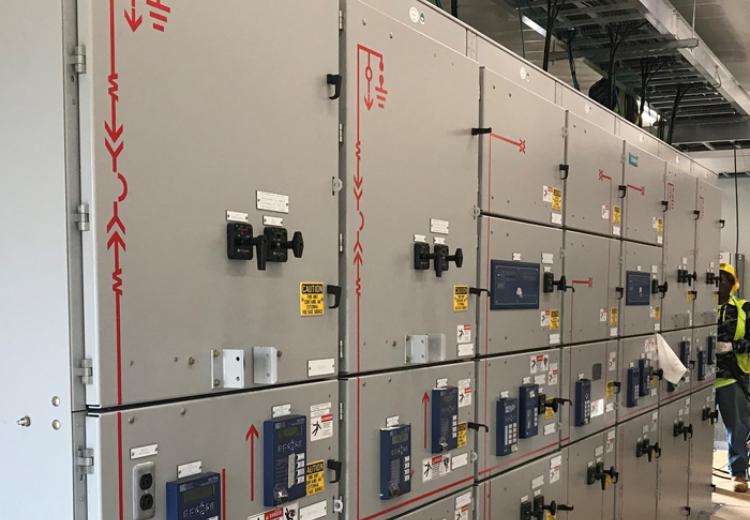 APG Electrical Distribution System control panel