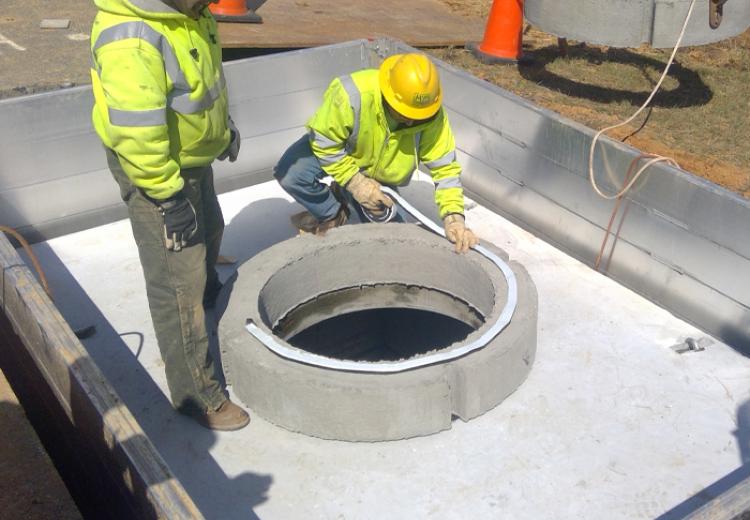 APG Electrical Distribution System manhole install