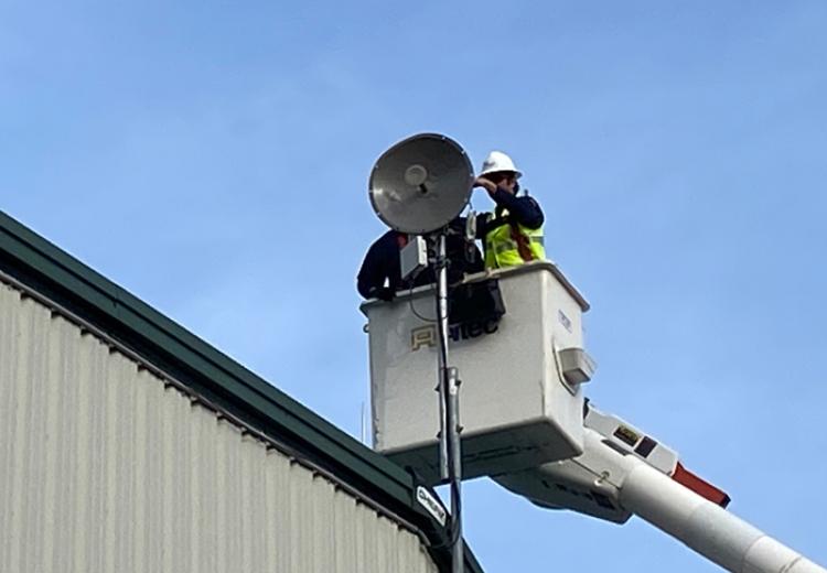 USMA-West-Point-SCADA-Project-engineer-install-bucket-truck