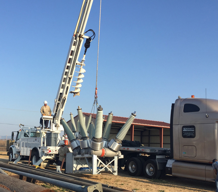 TAFB 121kV Circuit Breaker Replacement delivery offload